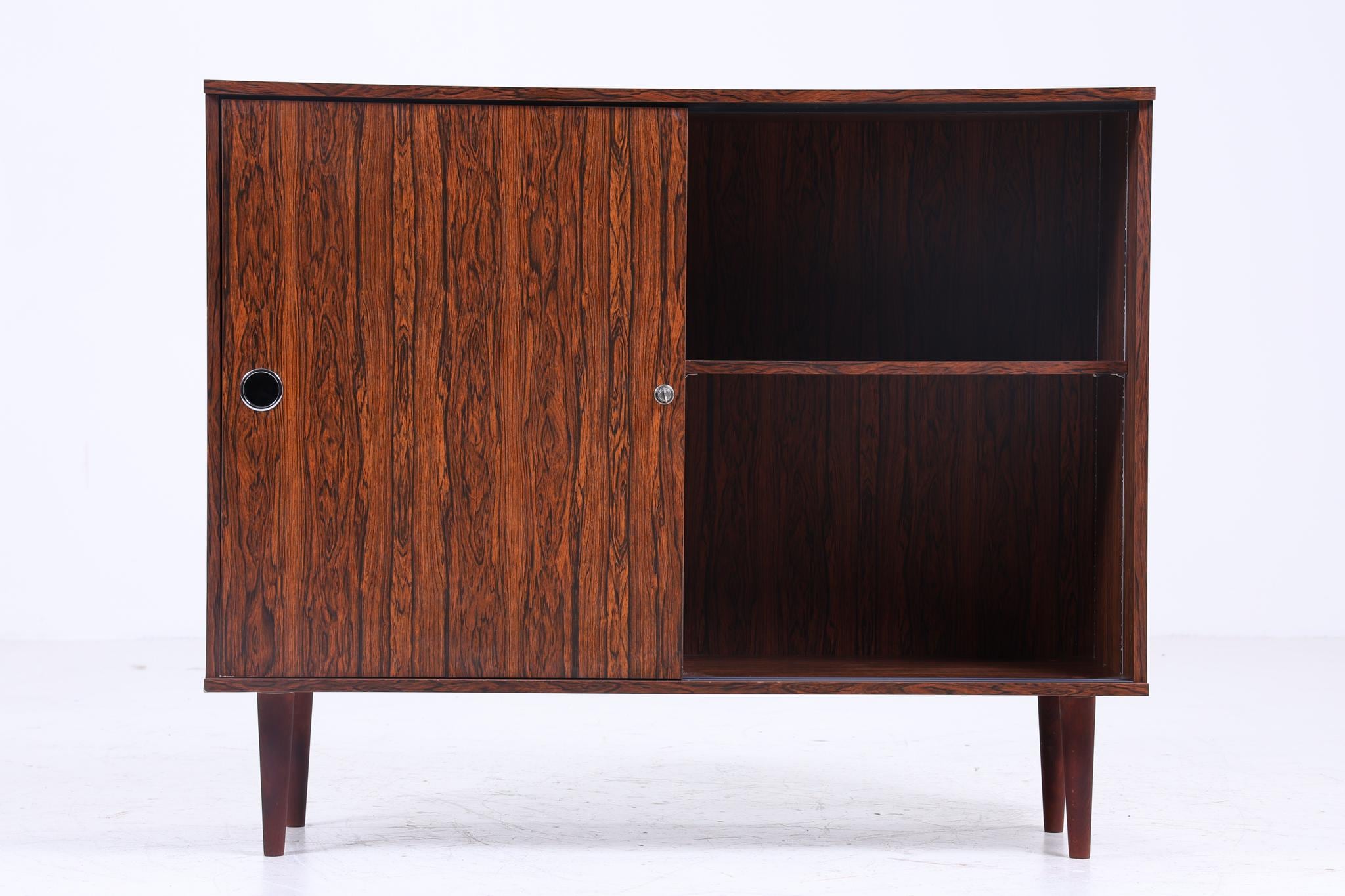 Wunderschöne Vintage Kommode | Mid Century Schrank mit Schiebetüren | Holz Aufbewahrung