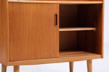 Vintage Teak Regal 60er Jahre | Mid Century Bücherregal Schreibtisch Sekretär Retro Holz Aufbewahrung