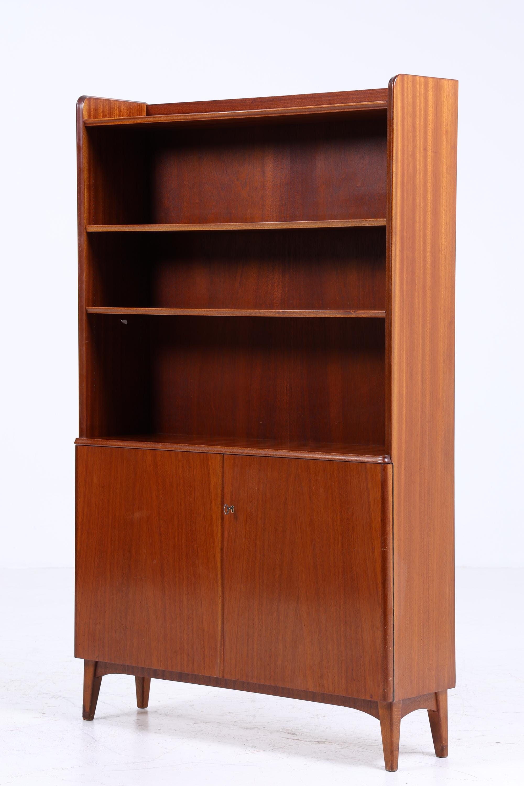 Vintage Regal 60er Jahre | Retro Bücherregal | Mid Century Fächerschrank Holz Aufbewahrung