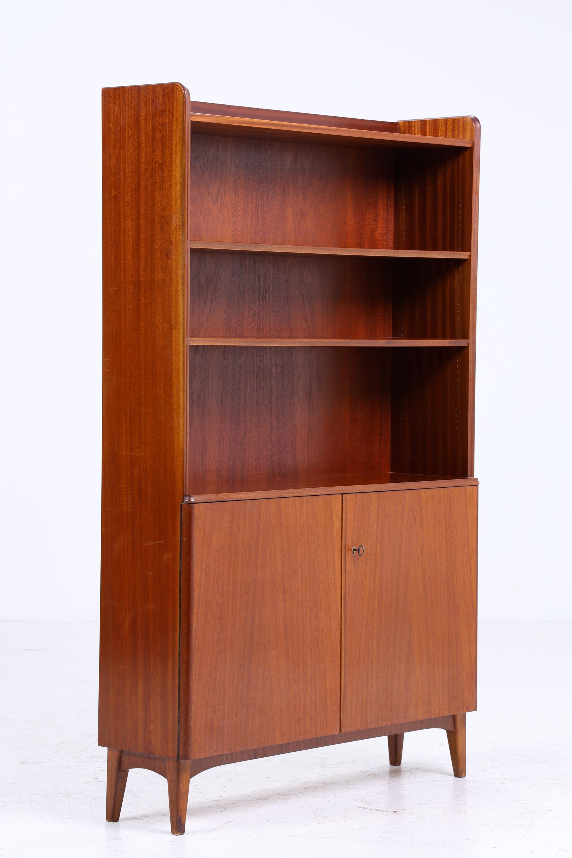 Vintage Regal 60er Jahre | Retro Bücherregal | Mid Century Fächerschrank Holz Aufbewahrung