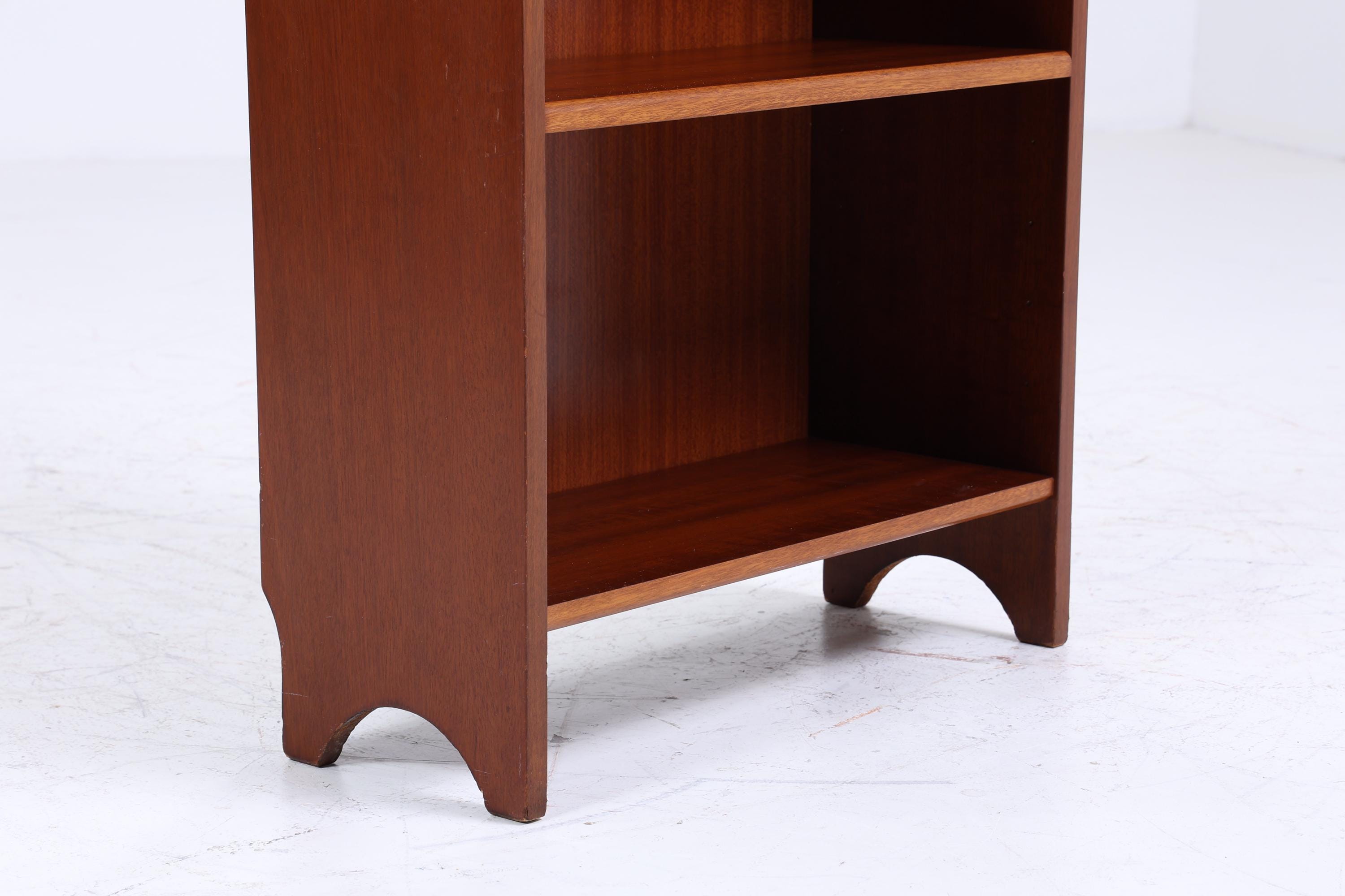 Vintage Teak Bücherregal | Mid Century Regal | 60er Retro Schrank Holz Aufbewahrung