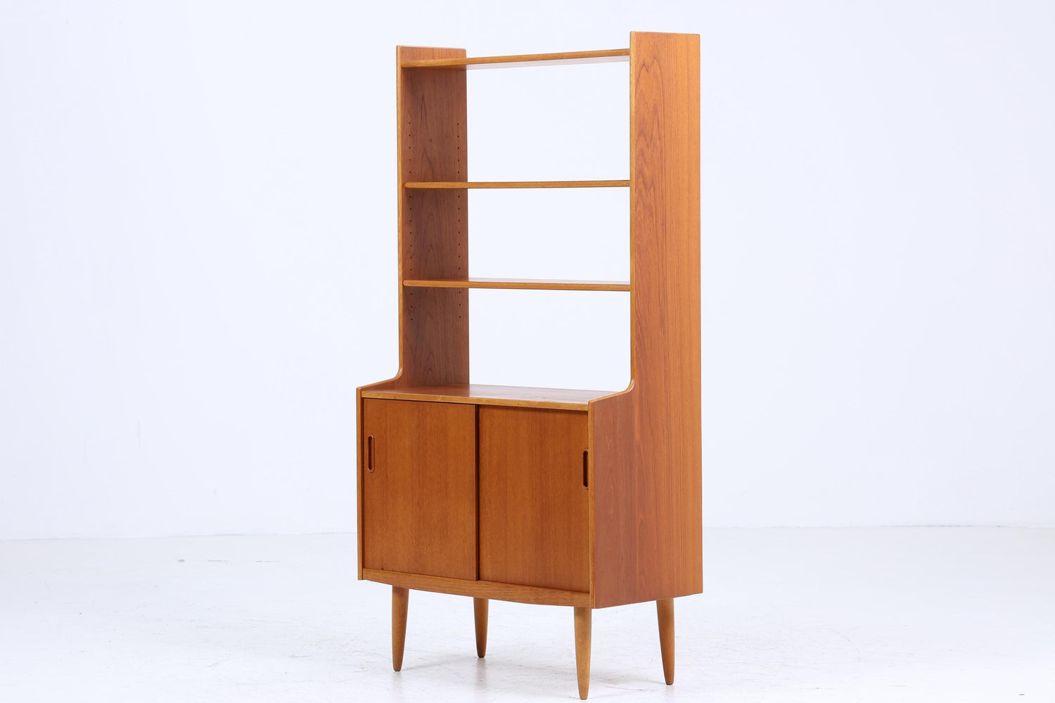 Vintage Regal 60er Jahre | Retro Bücherregal | Mid Century Fächerschrank Holz Aufbewahrung