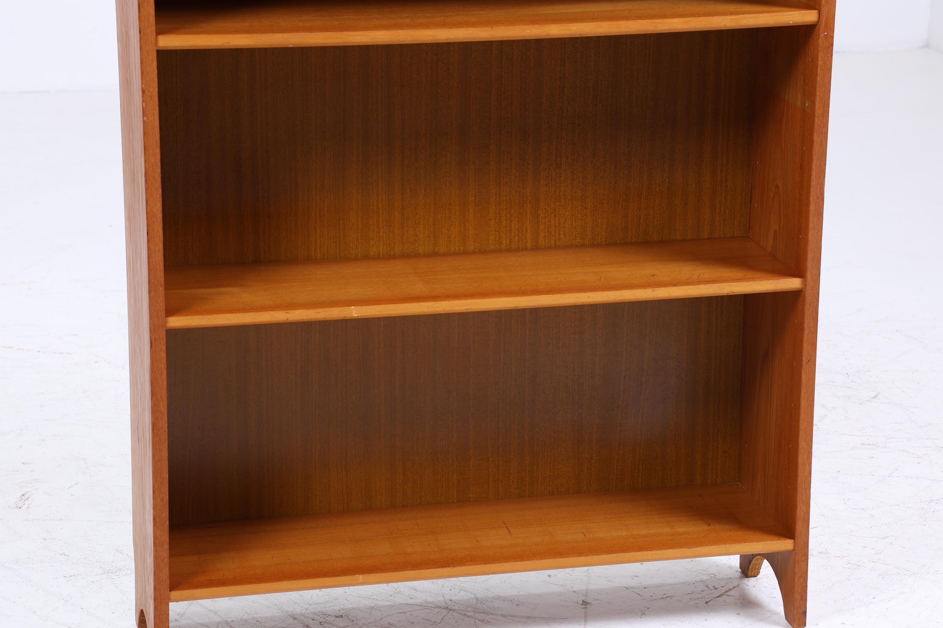 Vintage Teak Bücherregal | Mid Century Regal | 60er Retro Holz Aufbewahrung