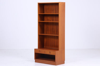 Vintage Teak Bücherregal 60er Jahre | Retro Regal | Mid Century Holz Aufbewahrung