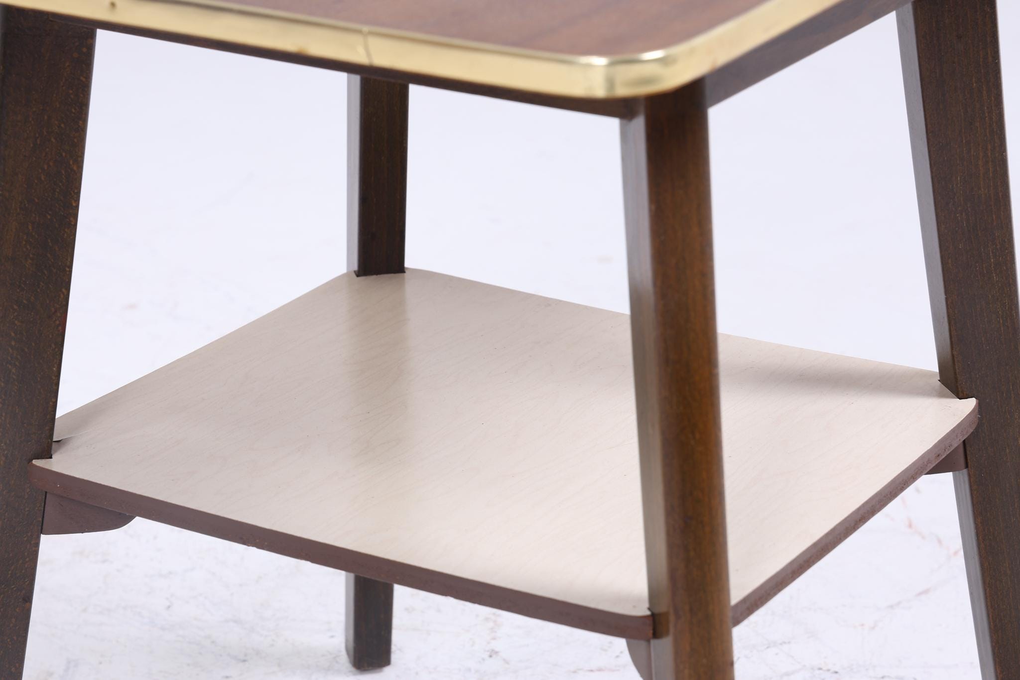 Nussbaum Vintage Beistelltisch  | Mid Century Couchtisch Tisch Telefontisch 60er Jahre Retro Wohnzimmer