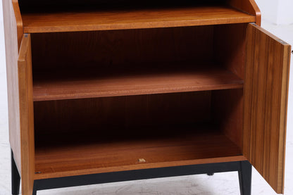 Vintage Teak Regal 60er Jahre | Retro Bücherregal | Mid Century Fächerschrank Holz Aufbewahrung