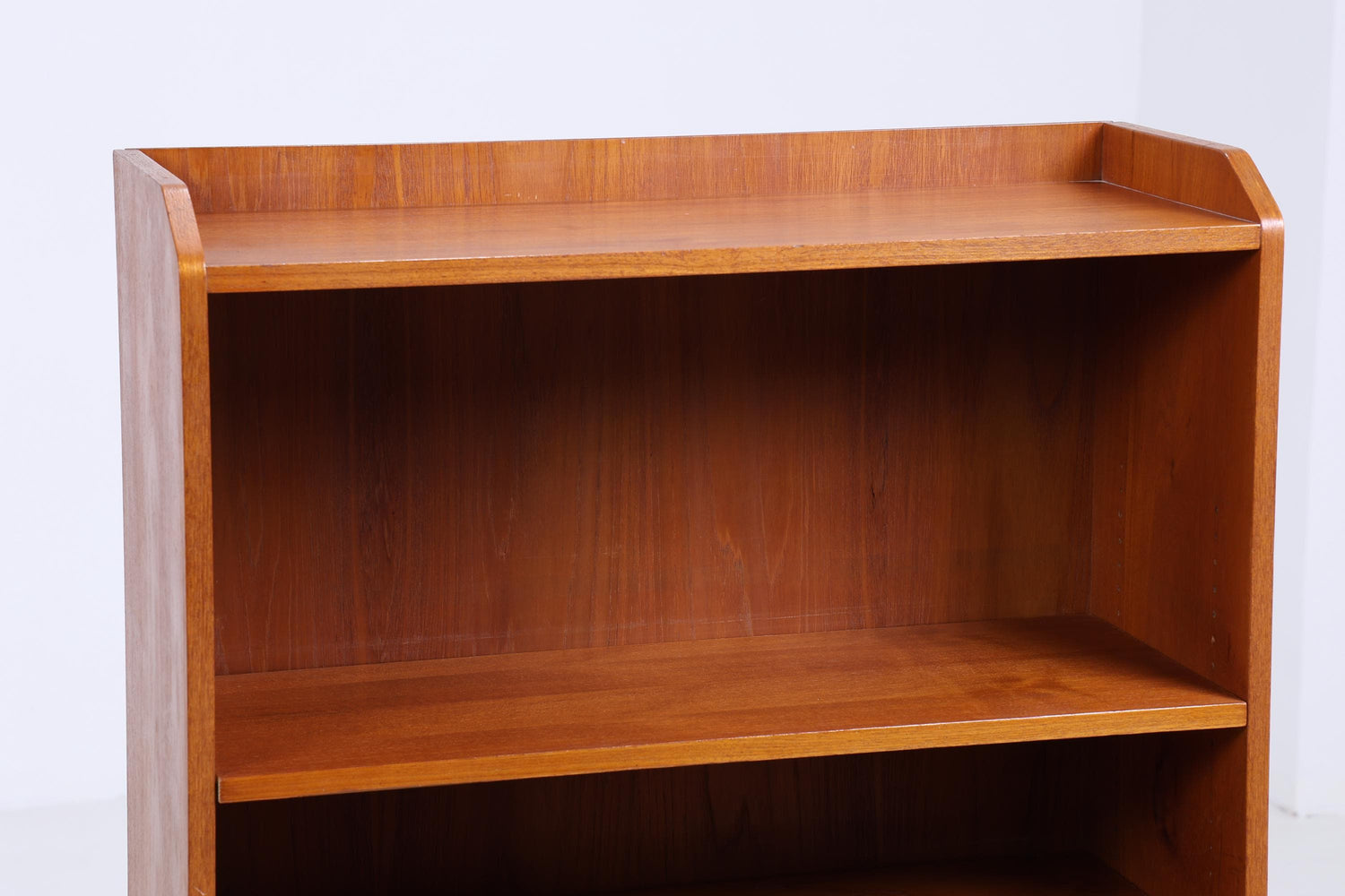 Vintage Teak Regal 60er Jahre | Retro Bücherregal | Mid Century Fächerschrank Holz Aufbewahrung