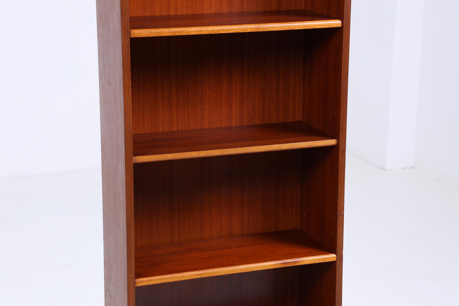 Vintage Teak Bücherregal | Mid Century Regal | 60er Retro Schrank Holz Aufbewahrung