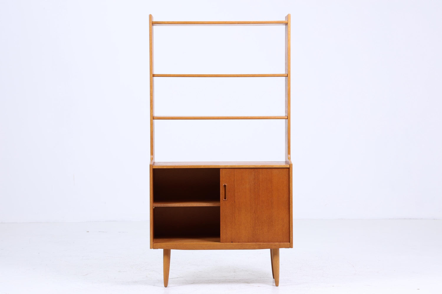 Vintage Regal 60er Jahre | Retro Bücherregal | Mid Century Fächerschrank Holz Aufbewahrung