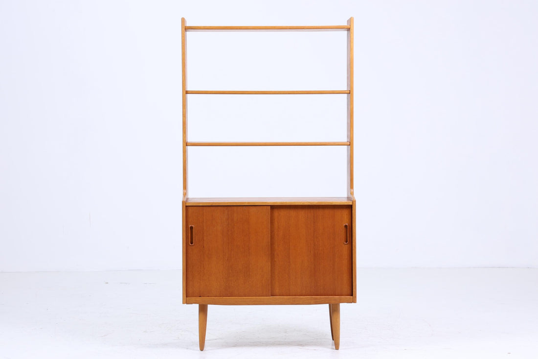 Vintage Regal 60er Jahre | Retro Bücherregal | Mid Century Fächerschrank Holz Aufbewahrung