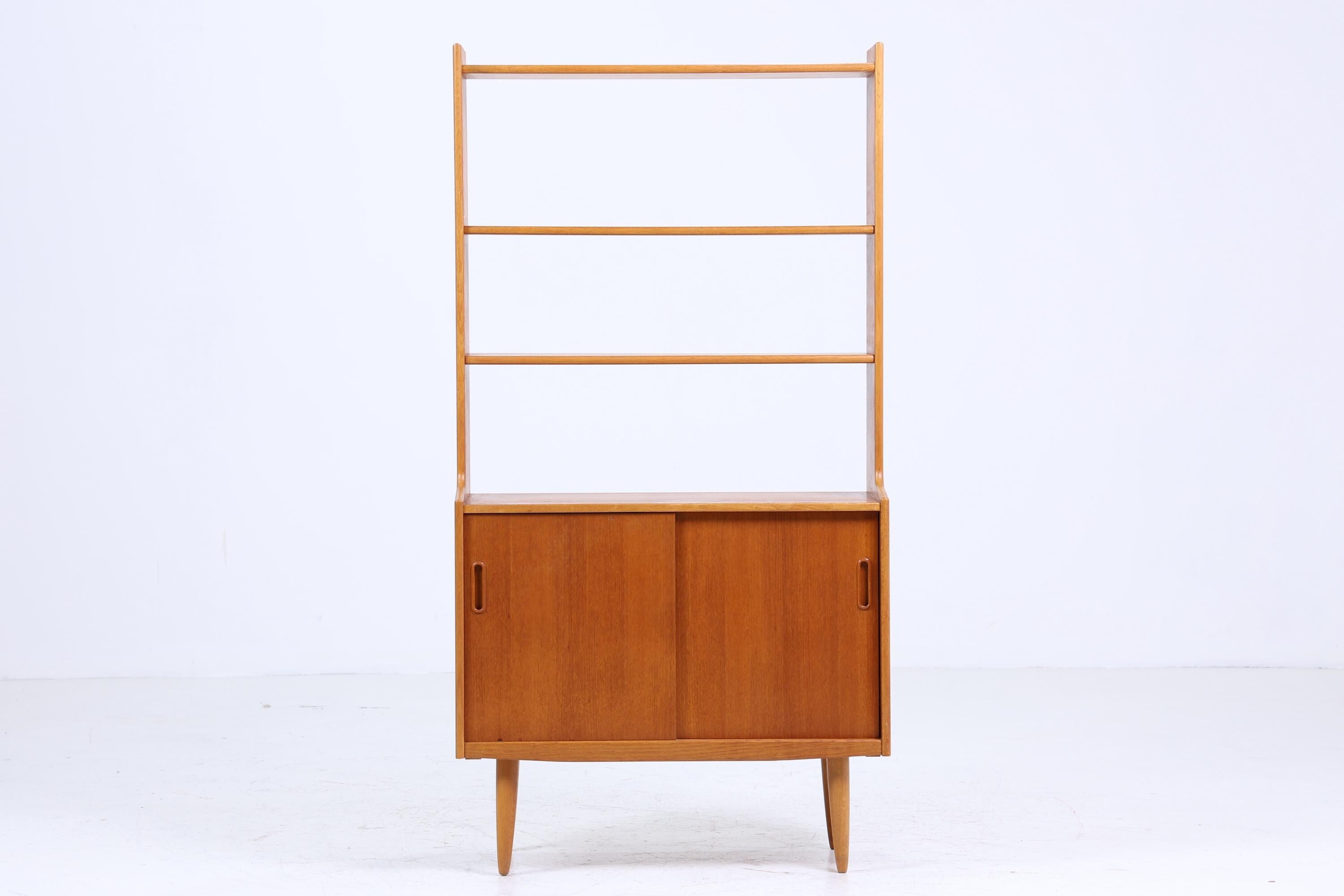 Vintage Regal 60er Jahre | Retro Bücherregal | Mid Century Fächerschrank Holz Aufbewahrung