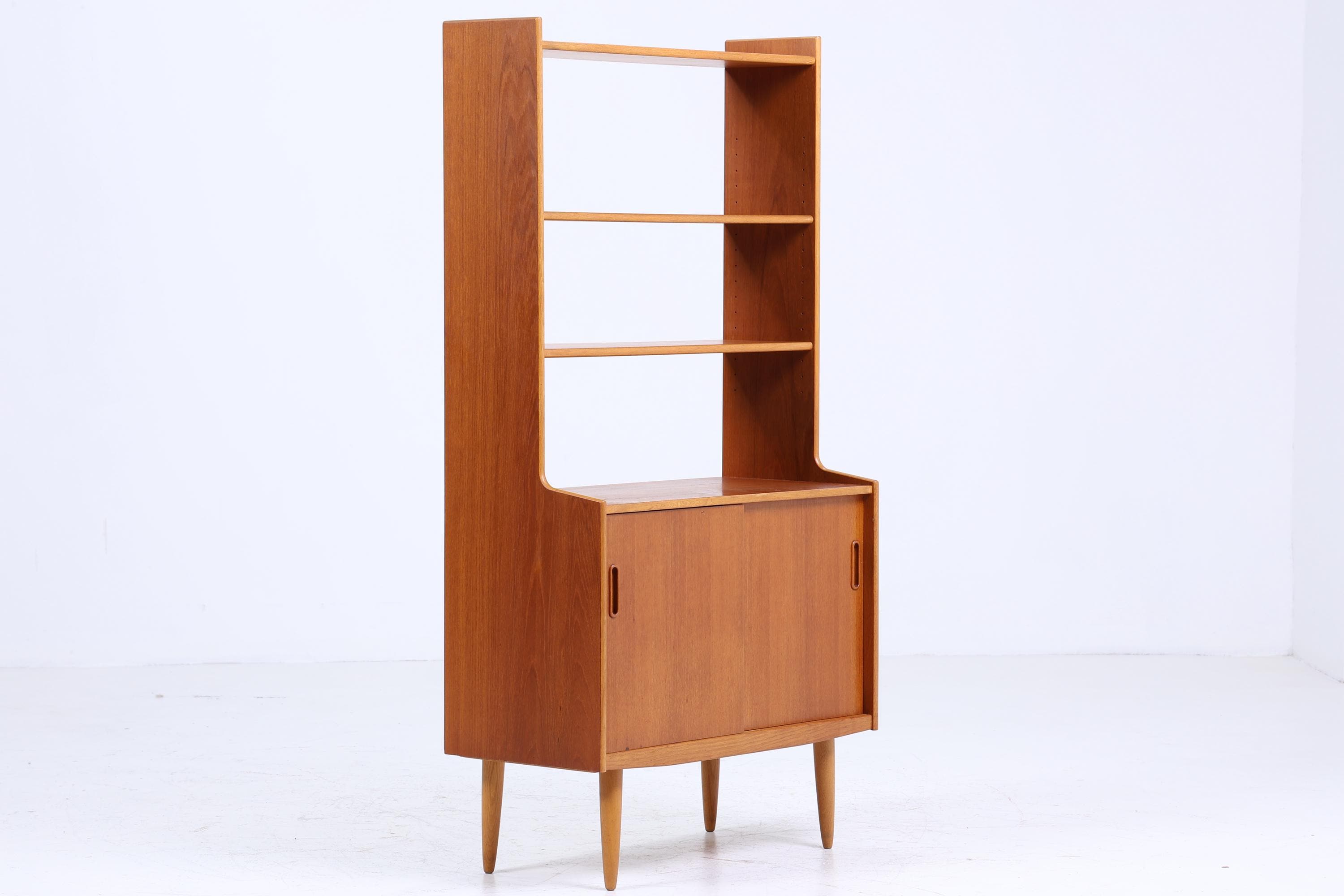 Vintage Regal 60er Jahre | Retro Bücherregal | Mid Century Fächerschrank Holz Aufbewahrung