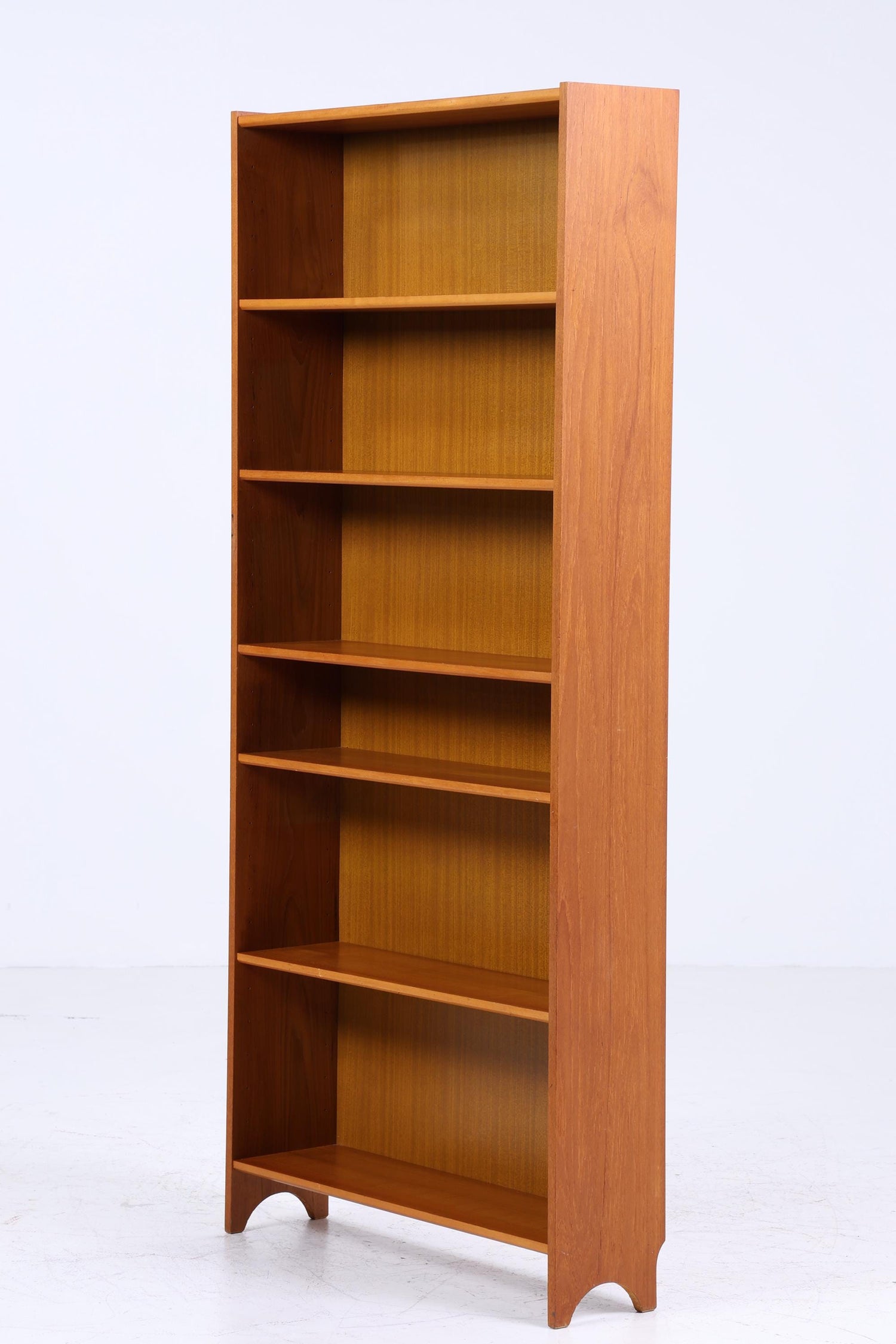 Vintage Teak Bücherregal | Mid Century Regal | 60er Retro Holz Aufbewahrung