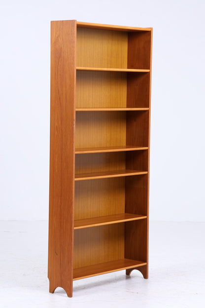 Vintage Teak Bücherregal | Mid Century Regal | 60er Retro Holz Aufbewahrung