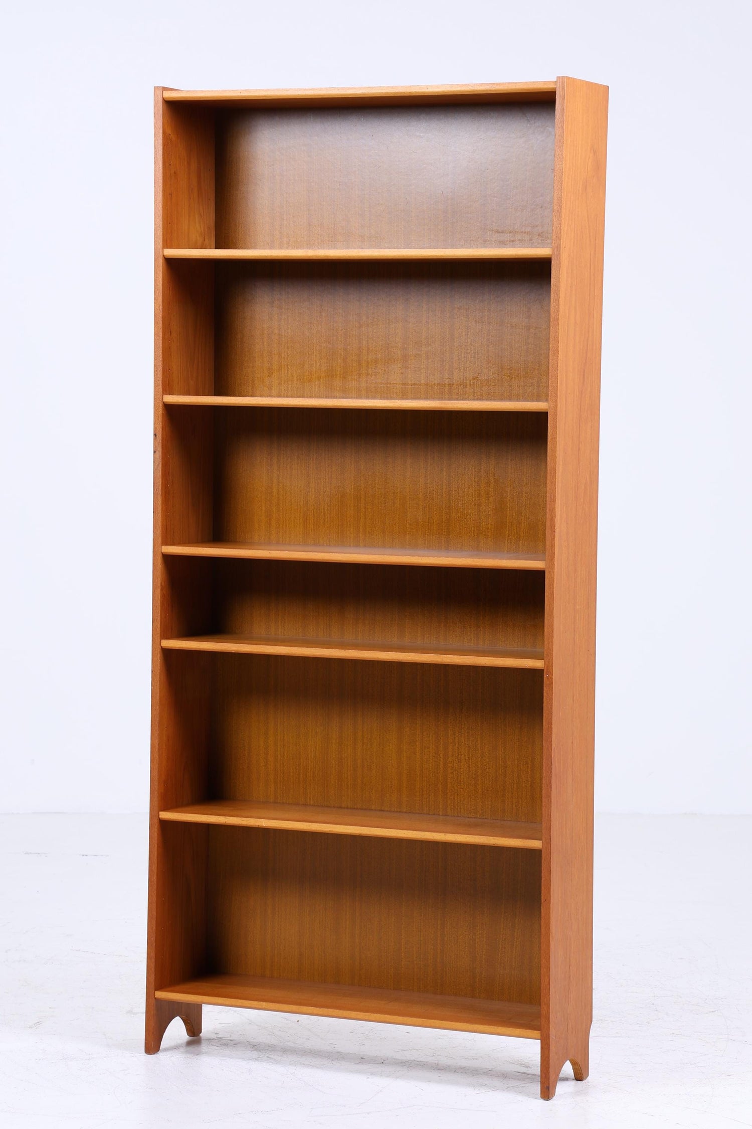 Vintage Teak Bücherregal | Mid Century Regal | 60er Retro Holz Aufbewahrung