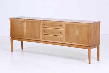 Palette Möbelwerk Sideboard 70er Jahre | Mid Century Nussbaum TV Board Schubladen Anrichte Schrank Retro 60er Holz Aufbewahrung