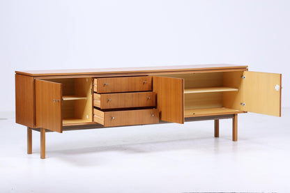 Vintage Sideboard 60er Jahre | Mid Century Schubladen Anrichte Holz Aufbewahrung