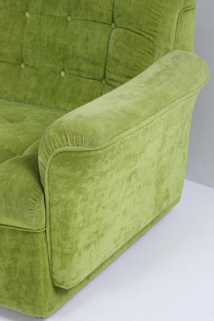 Vintage Modular Stoff Sofa 70er Jahre | Mid Century Couch Lounge Retro Sitzecke 60er