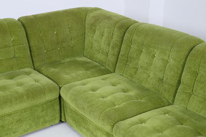 Vintage Modular Stoff Sofa 70er Jahre | Mid Century Couch Lounge Retro Sitzecke 60er