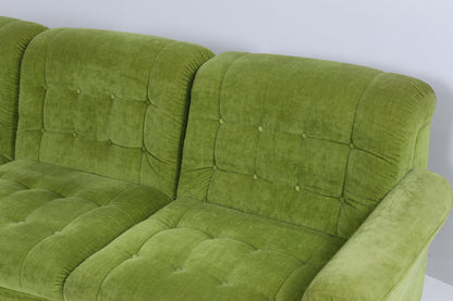 Vintage Modular Stoff Sofa 70er Jahre | Mid Century Couch Lounge Retro Sitzecke 60er
