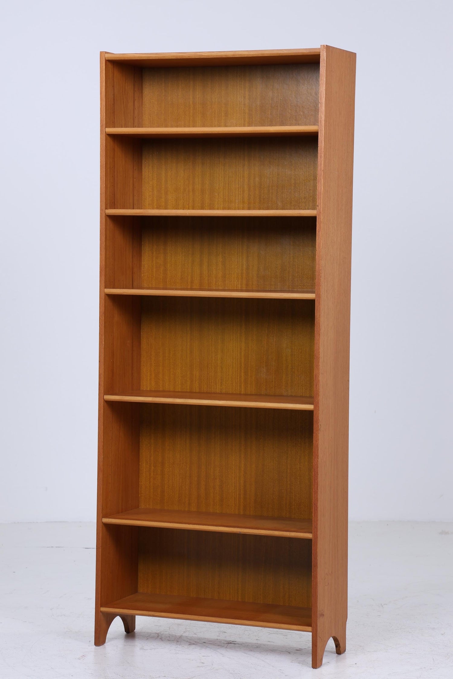 Mid Century Teak Bücherregal | Vintage Regal | 60er Retro Holz Aufbewahrung