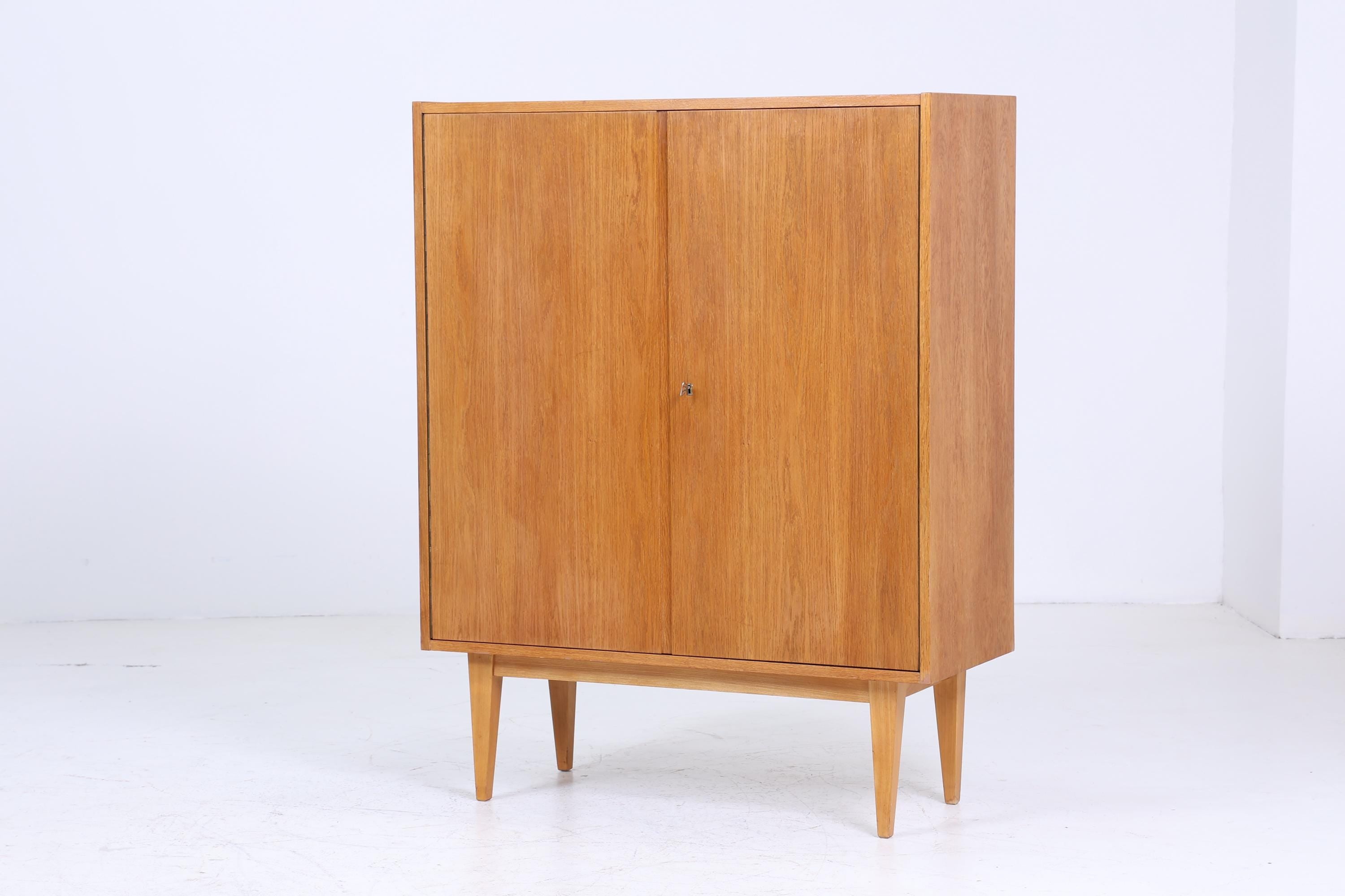 Hellerau Schrank 602/B 60er Jahre | Mid Century Wäscheschrank kleiner Kleiderschrank Vintage Fächerschrank Retro 70er