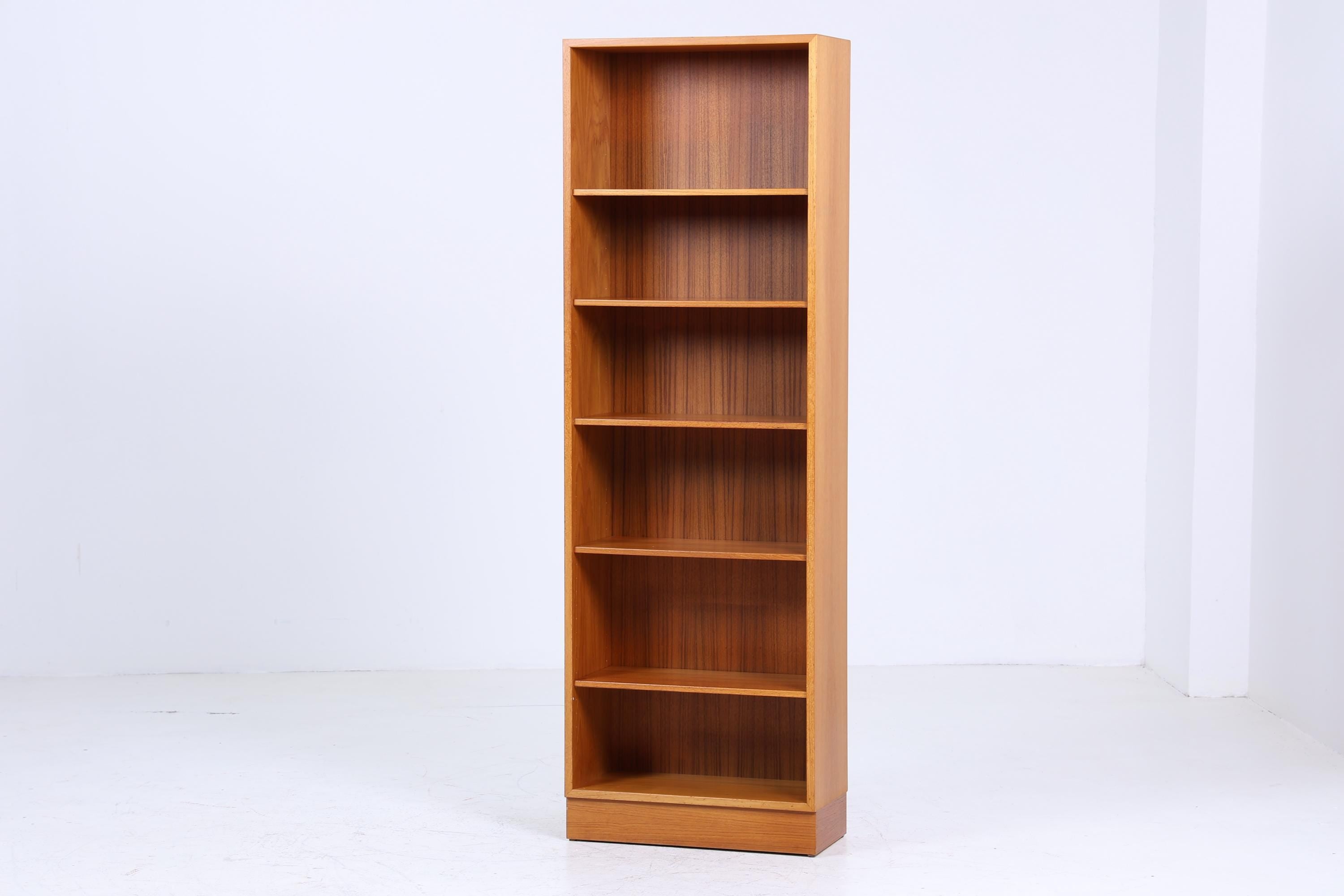 Mid Century Teak Bücherregal von Omann Jun | Vintage Regal | 60er Retro Holz Aufbewahrung