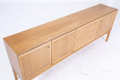 Palette Möbelwerk Sideboard 70er Jahre | Mid Century Nussbaum TV Board Schubladen Anrichte Schrank Retro 60er Holz Aufbewahrung