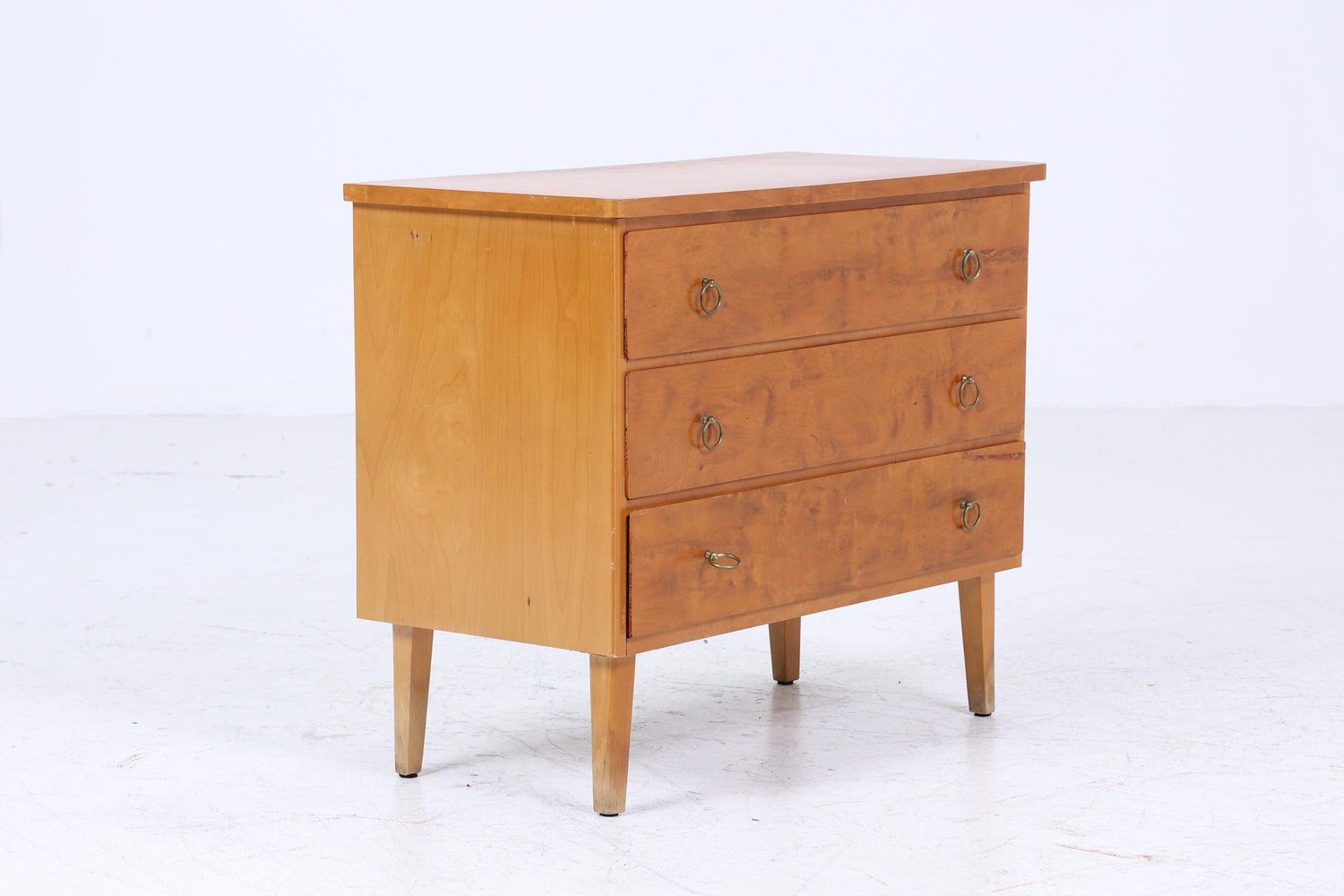 Vintage Schubladen Kommode 60er | Mid Century Schrank | Retro Holz Aufbewahrung