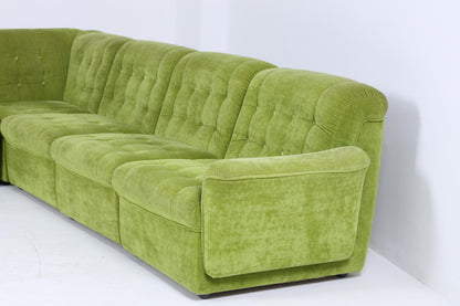 Vintage Modular Stoff Sofa 70er Jahre | Mid Century Couch Lounge Retro Sitzecke 60er