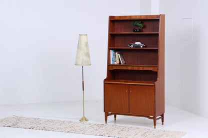 Vintage Regal 60er Jahre | Mid Century Bücherregal Schreibtisch Sekretär Retro Holz Aufbewahrung