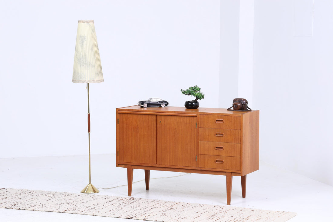 Vintage Kommode aus Teak | Mid Century Schubladen Schrank 60er Jahre Aufbewahrung Retro 70er Holz Sideboard