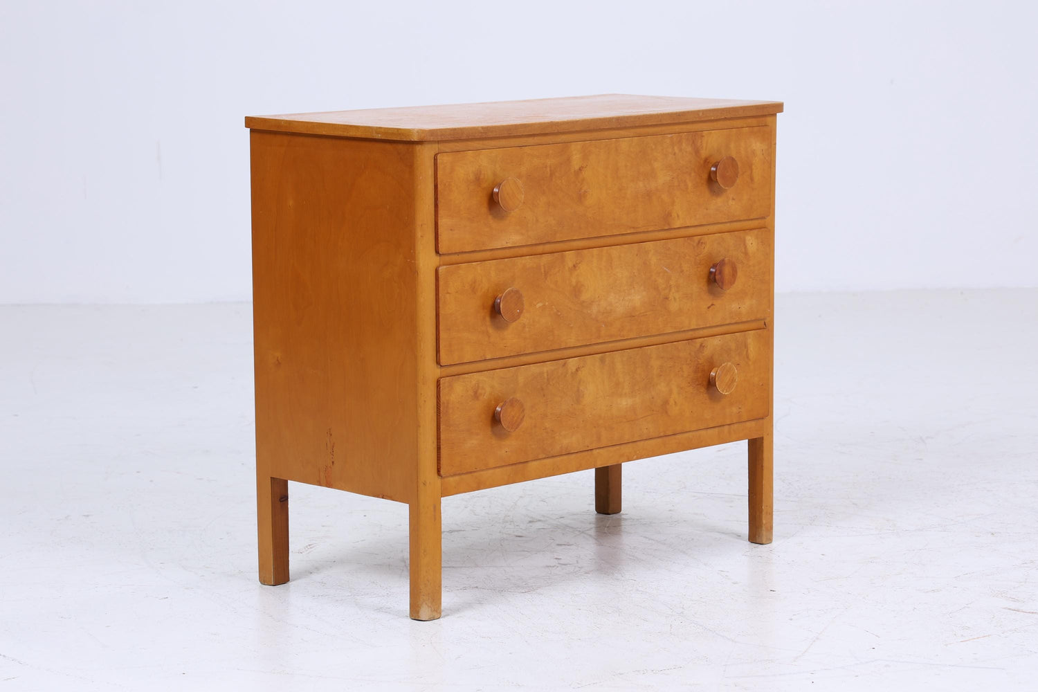 Mid Century Schubladen Kommode 60er | Vintage Schrank | Retro Holz Aufbewahrung