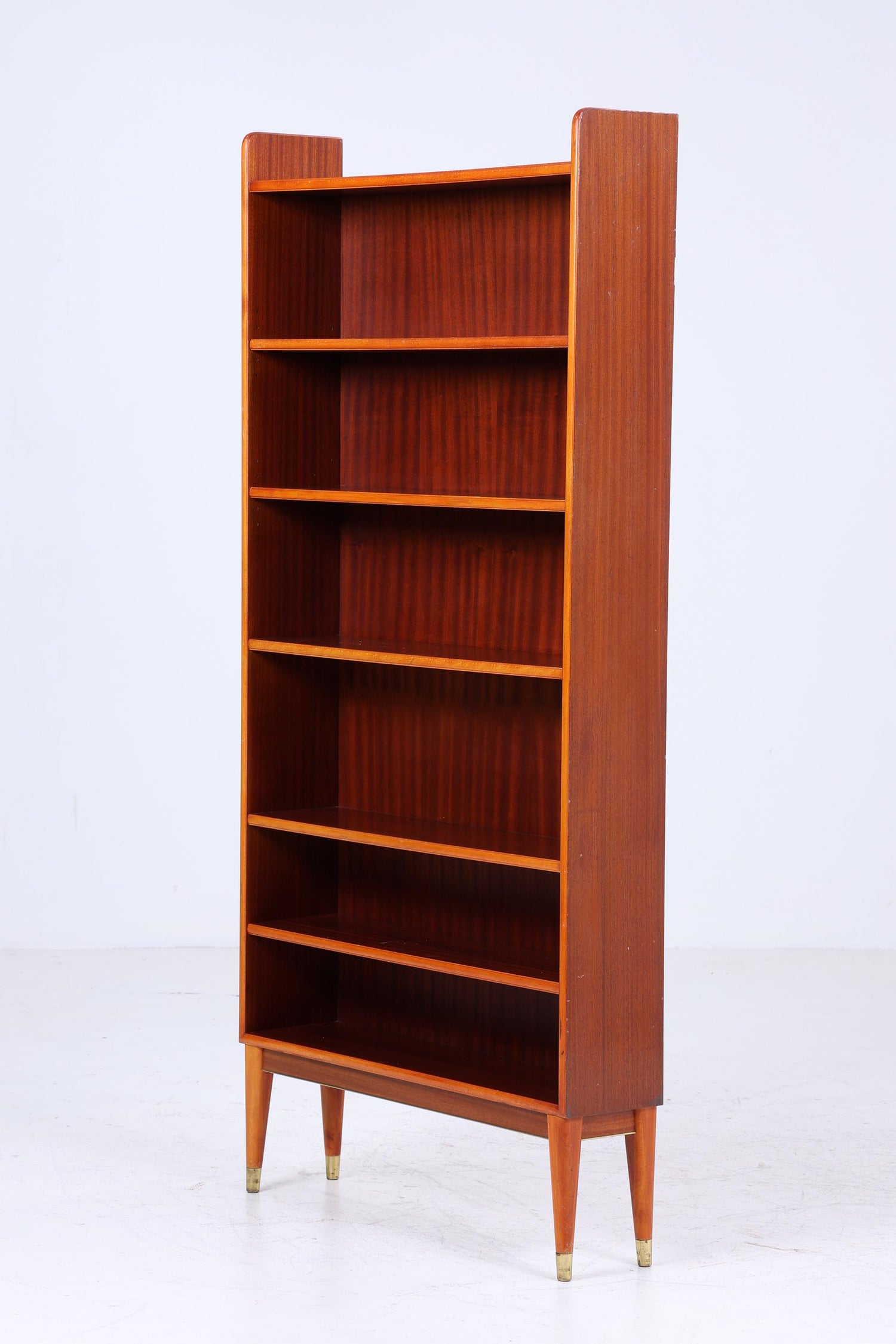 Wunderschönes Vintage Bücherregal 60er | Mid Century Regal Schmal | Retro Holz Aufbewahrung 70er Jahre