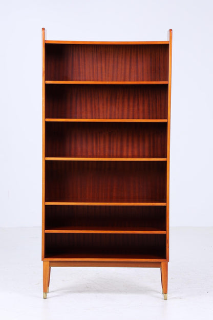 Wunderschönes Vintage Bücherregal 60er | Mid Century Regal Schmal | Retro Holz Aufbewahrung 70er Jahre