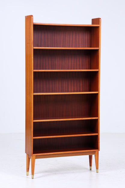 Wunderschönes Vintage Bücherregal 60er | Mid Century Regal Schmal | Retro Holz Aufbewahrung 70er Jahre