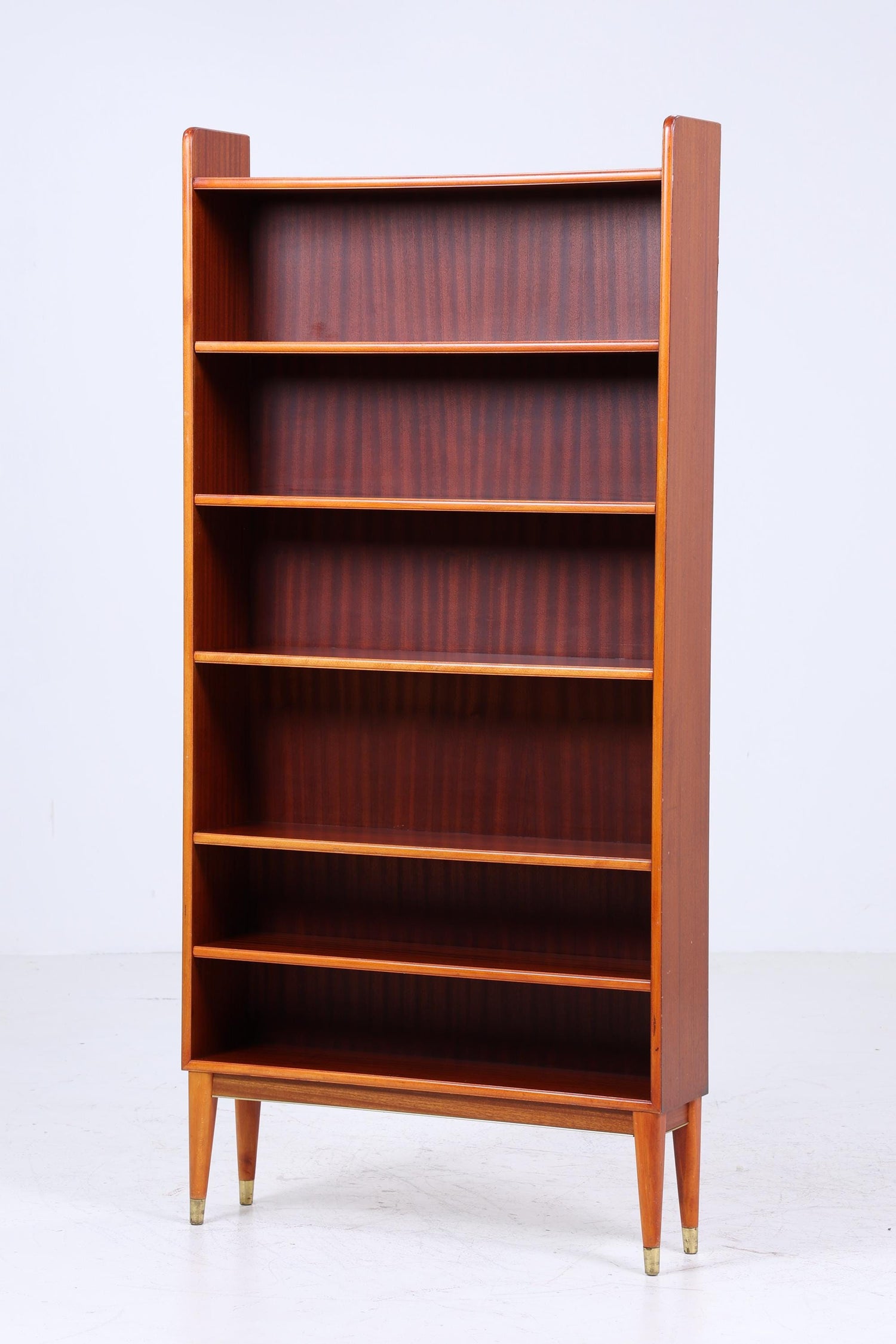 Wunderschönes Vintage Bücherregal 60er | Mid Century Regal Schmal | Retro Holz Aufbewahrung 70er Jahre