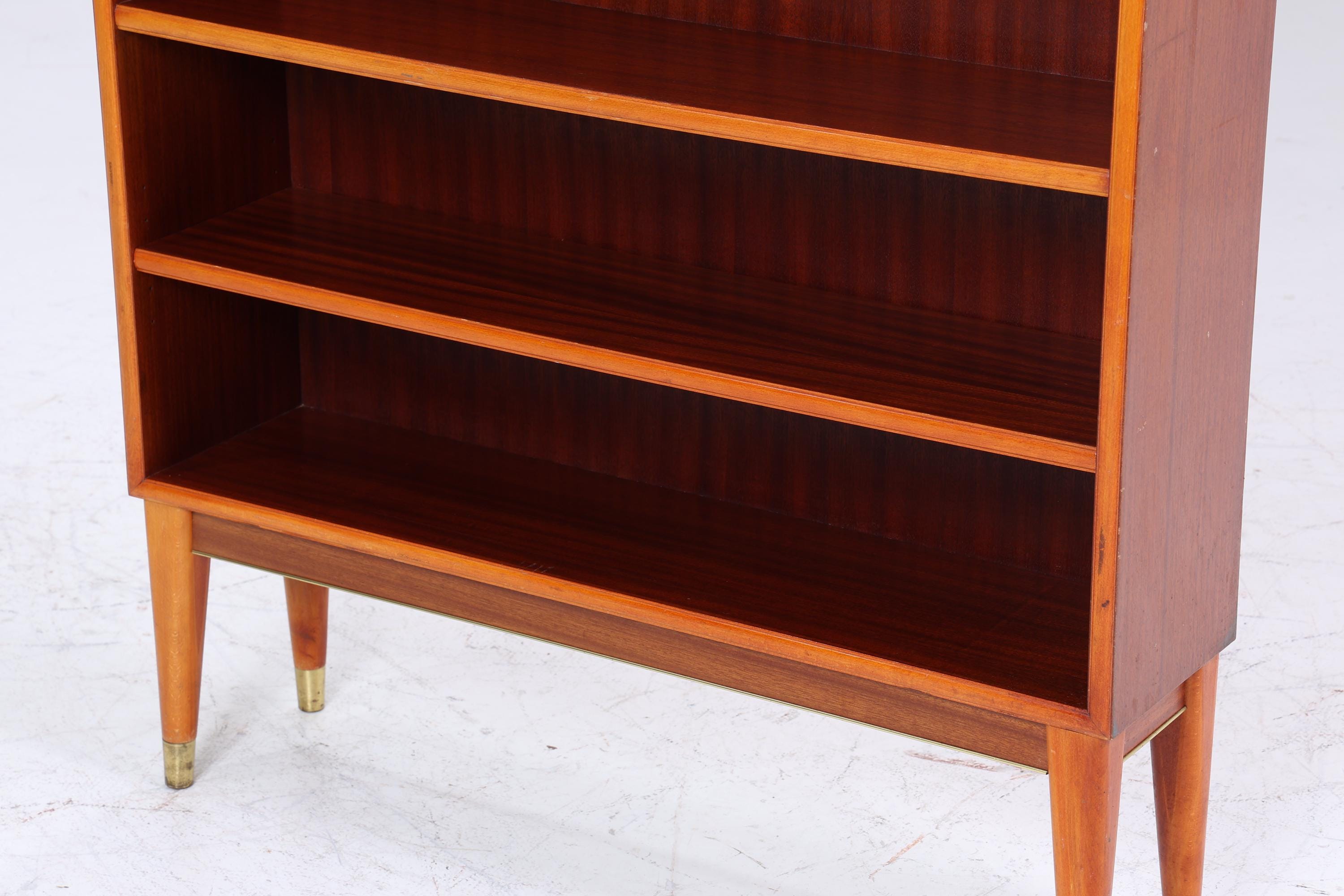 Wunderschönes Vintage Bücherregal 60er | Mid Century Regal Schmal | Retro Holz Aufbewahrung 70er Jahre