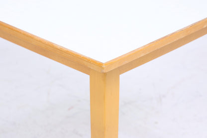 Kleiner Vintage Küchentisch 60er Jahre | Mid Century Esstisch Tisch Retro 70er Holz Resopal