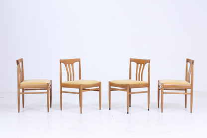 1v4 Vintage Holz Stühle aus den 60ern | Mid Century Küchen Stuhl Esszimmerstühle Vintage Retro