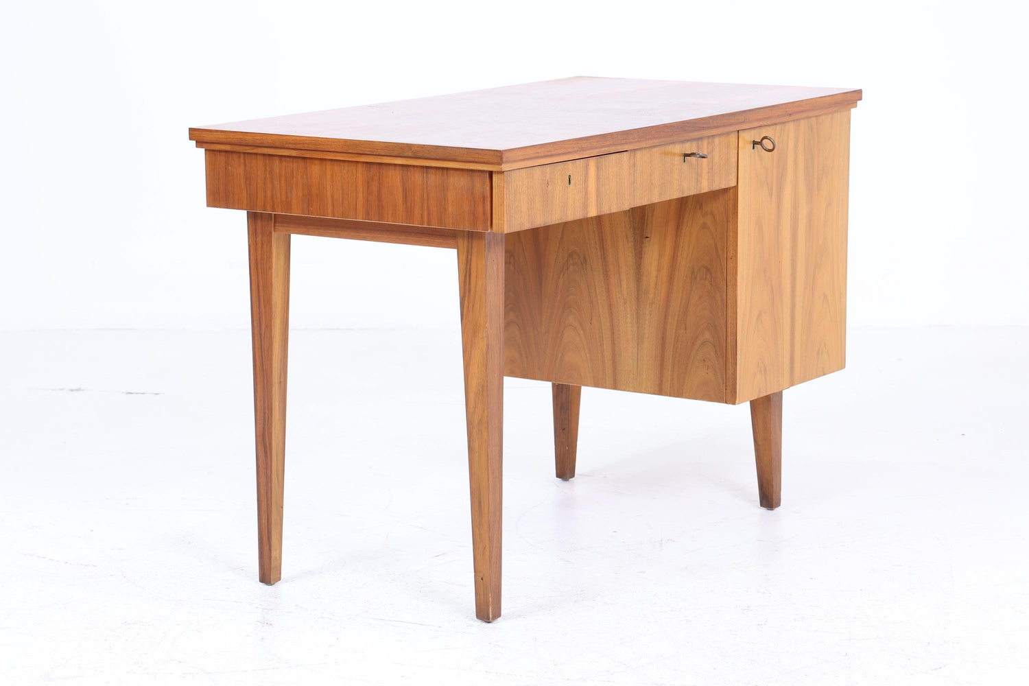 Vintage Schreibtisch von Brumax 60er Jahre | Mid Century Schubladen Arbeitstisch Bürotisch Tisch Retro Holz