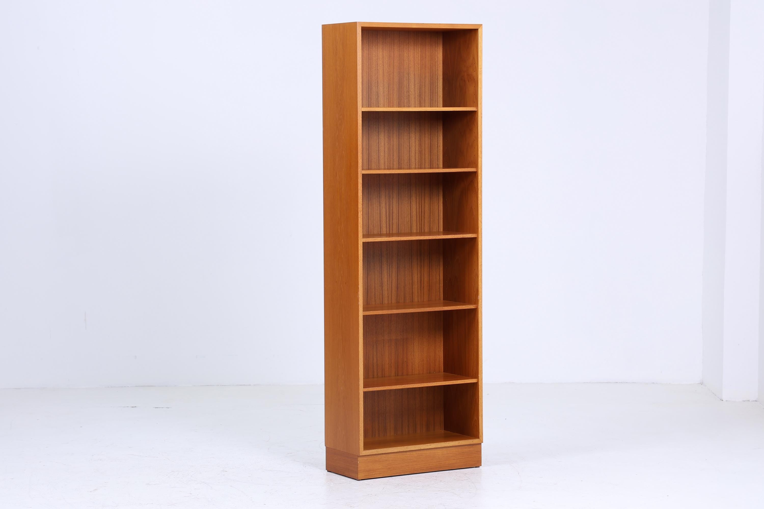 Mid Century Teak Bücherregal von Omann Jun | Vintage Regal | 60er Retro Holz Aufbewahrung