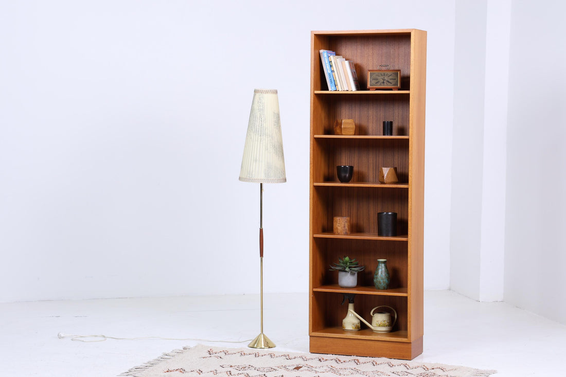 Mid Century Teak Bücherregal von Omann Jun | Vintage Regal | 60er Retro Holz Aufbewahrung