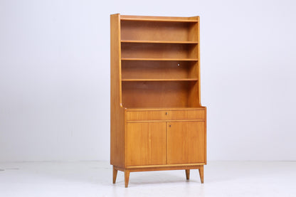 Vintage Regal 60erJahre | Mid Century Bücherregal Schmal | Retro Holz Aufbewahrung 70er Jahre