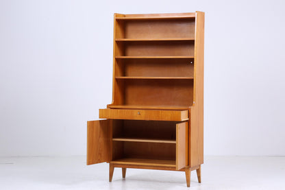 Vintage Regal 60erJahre | Mid Century Bücherregal Schmal | Retro Holz Aufbewahrung 70er Jahre