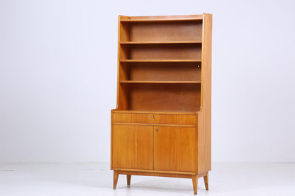 Vintage Regal 60erJahre | Mid Century Bücherregal Schmal | Retro Holz Aufbewahrung 70er Jahre