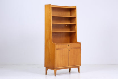 Vintage Regal 60erJahre | Mid Century Bücherregal Schmal | Retro Holz Aufbewahrung 70er Jahre