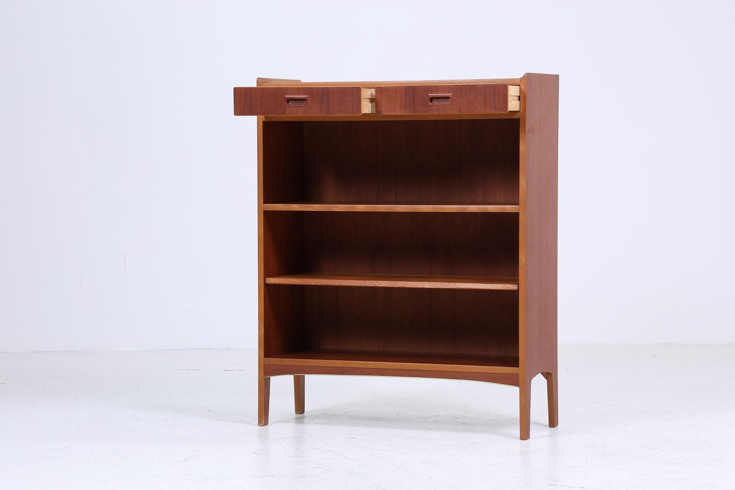 Offene Vintage Kommode 60er Jahre | Mid Century Schrank Vintage Flur Regal Aufbewahrung Retro Holz
