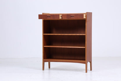 Offene Vintage Kommode 60er Jahre | Mid Century Schrank Vintage Flur Regal Aufbewahrung Retro Holz