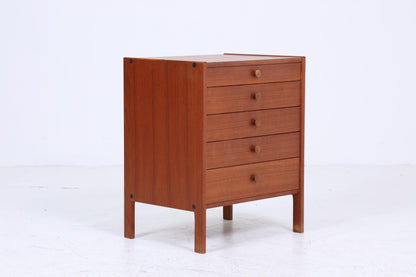 Wundervolle Vintage Teak Schubladen Kommode 60er Jahre | Mid Century Schrank Retro Holz Aufbewahrung